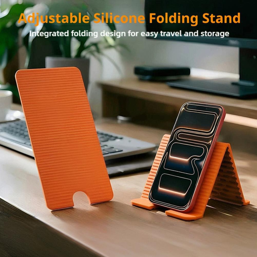 Adjustable Laptop Table - Flexibler, faltbarer Silikon-Telefonhalter für iPhone, iPad,