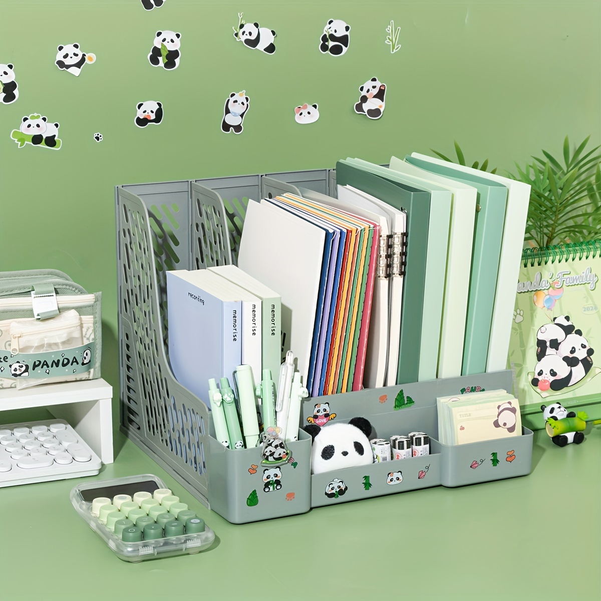 Desktop Filing Tray - Desktop-Aktenorganisator mit 4 Fächern und abnehmbarem