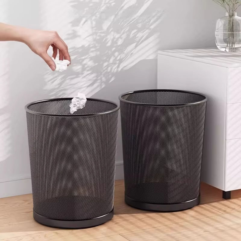 9L Großer Schwarzer Metall-Mül – Paper Basket Mesh Bewertung und Preis
