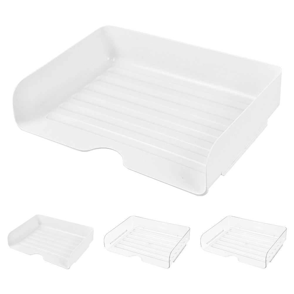 4 Stück Transparente Stapelbar – Desktop Filing Tray Bewertung und Preis