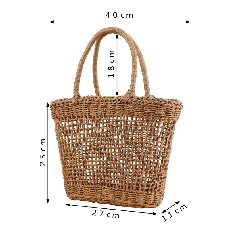 Handgemachte frauen Handtasche – Paper Basket Mesh Bewertung und Preis
